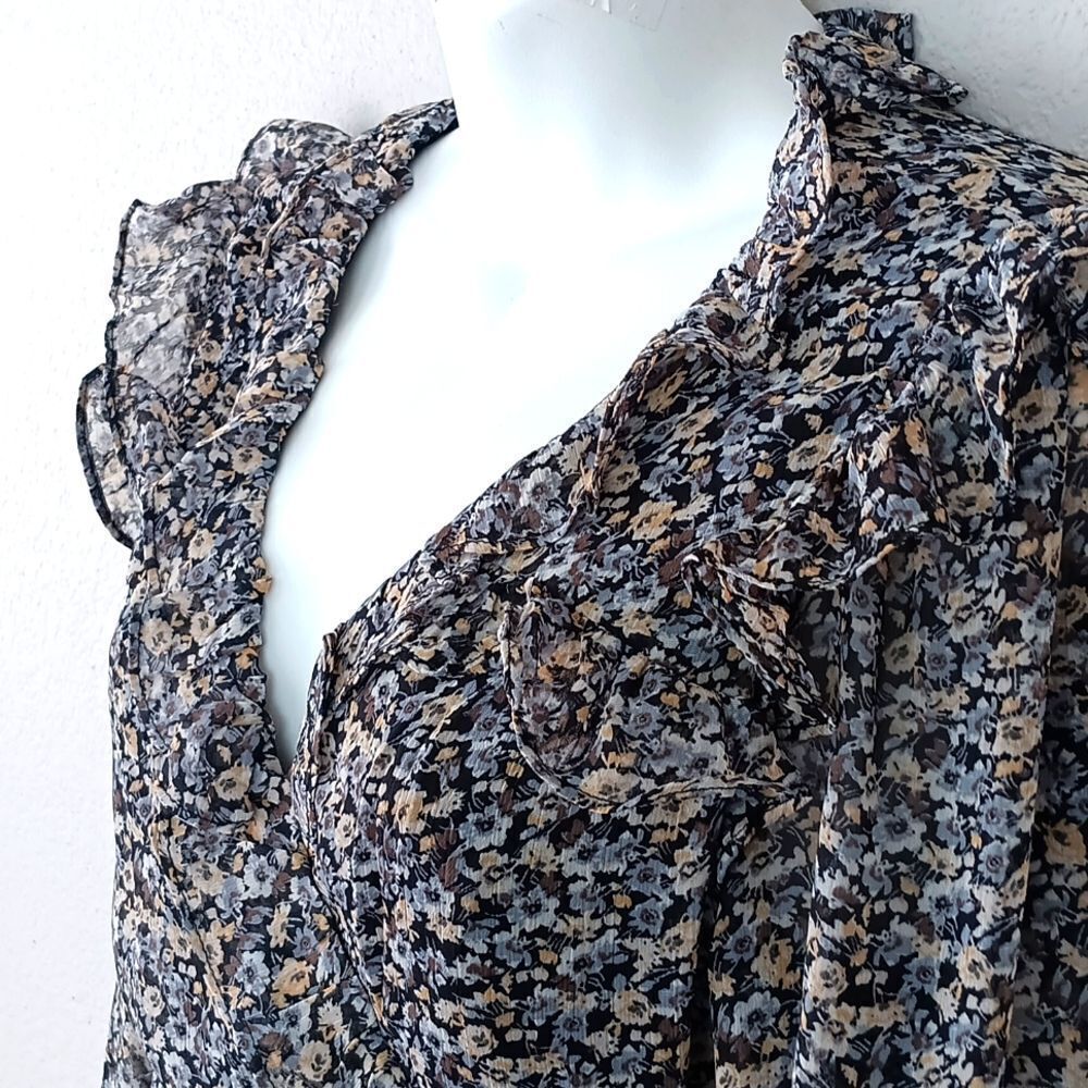 mittoshop Black and White Floral Mini Dress - Picture 3 of 13